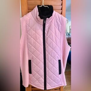 Jones of NY Pink Quilted Women's Vest